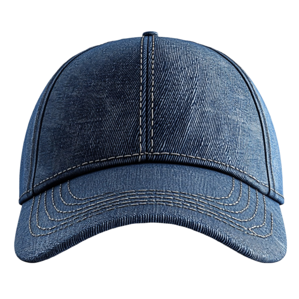 a blue baseball cap on a transparent background png