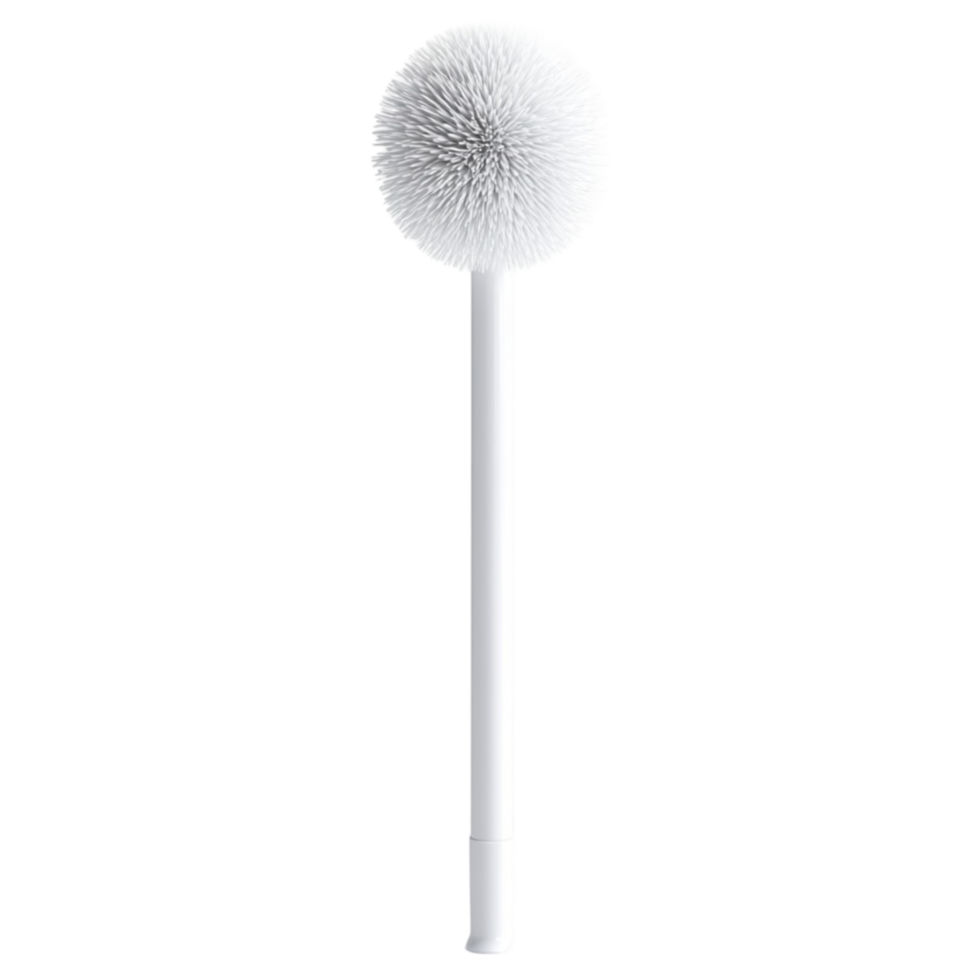 a white brush with a ball on it transparent background png
