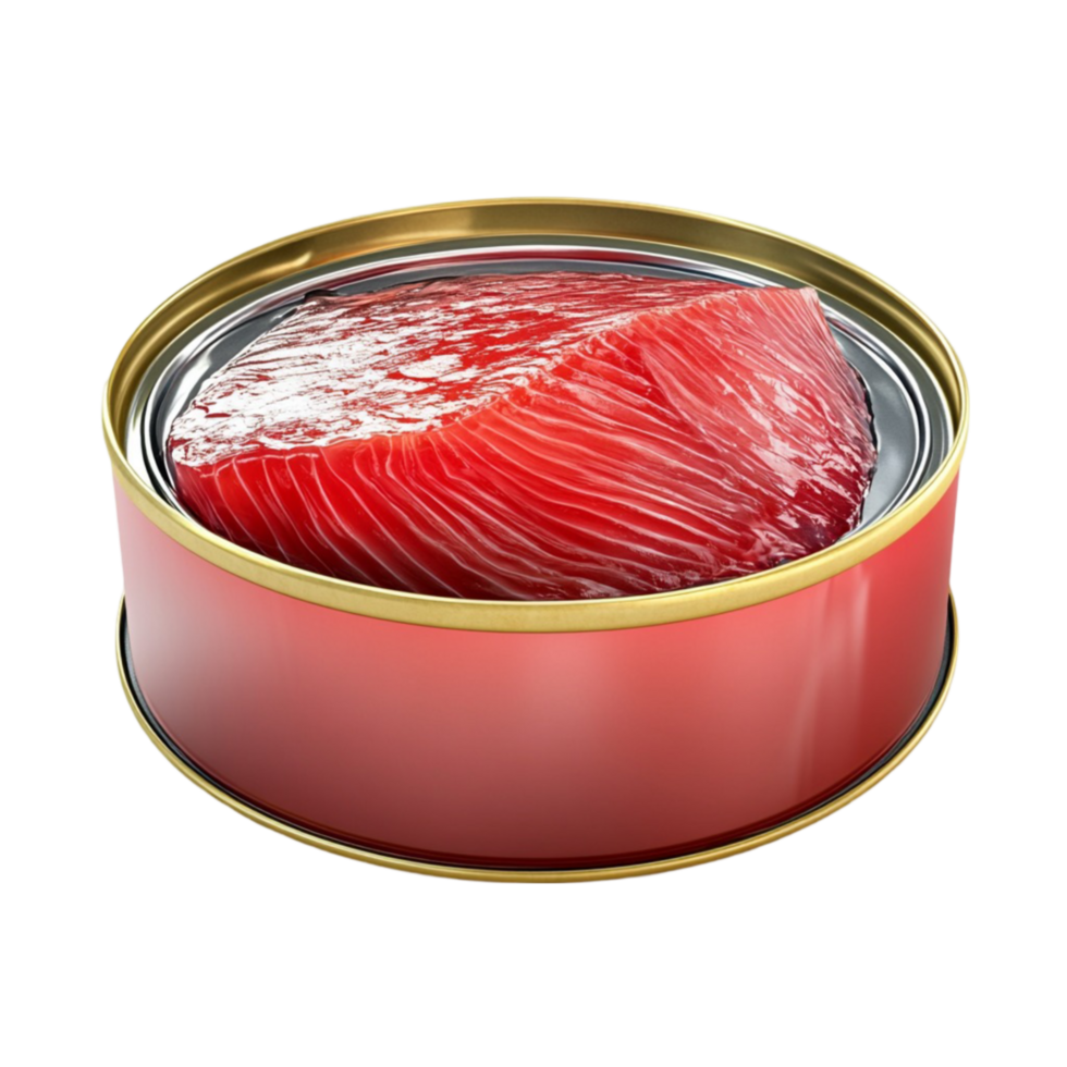 canned tuna on a transparent background png