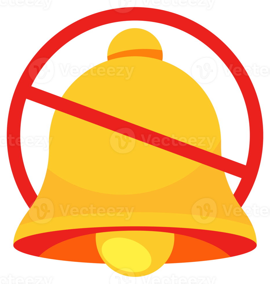 Notification bell icon set. Incoming inbox message. Social media reminder. illustration png