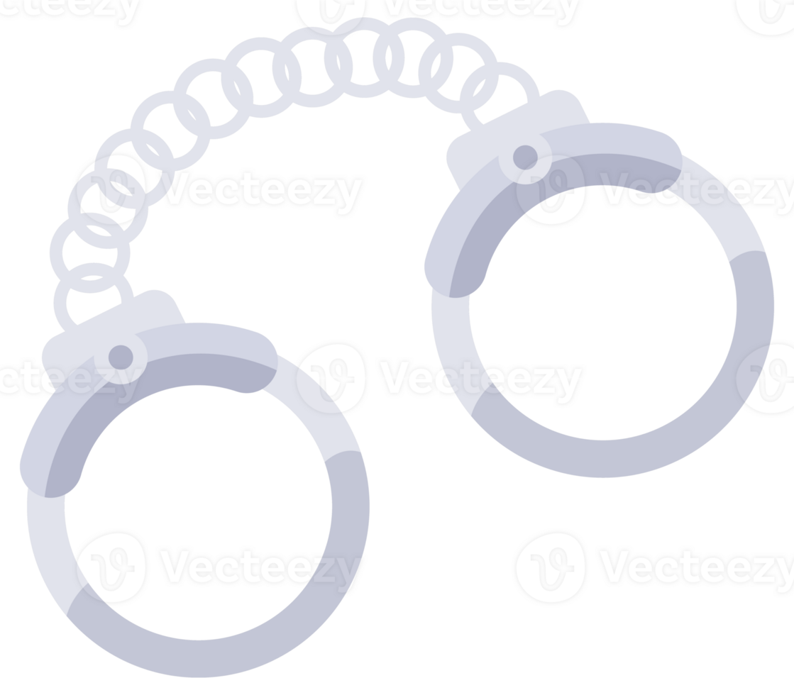 Law firm elements featuring gavel, handcuffs and book of law png