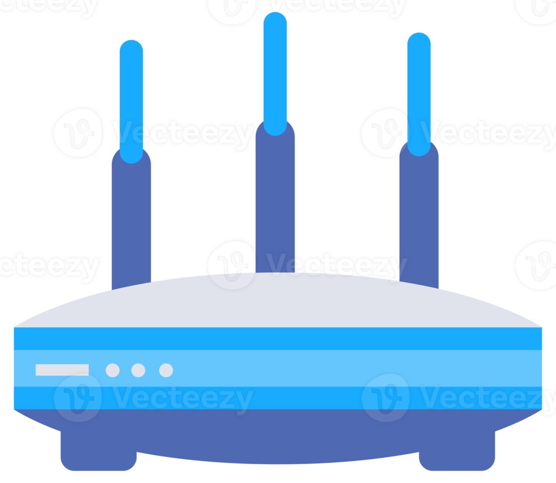 Wifi router set. Antenna connection internet, ethernet network. png