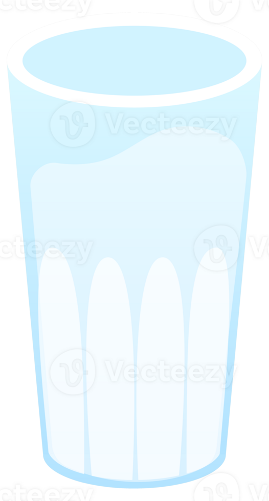 Illustration featuring dairy products in various containers, promoting a healthy and balanced diet png