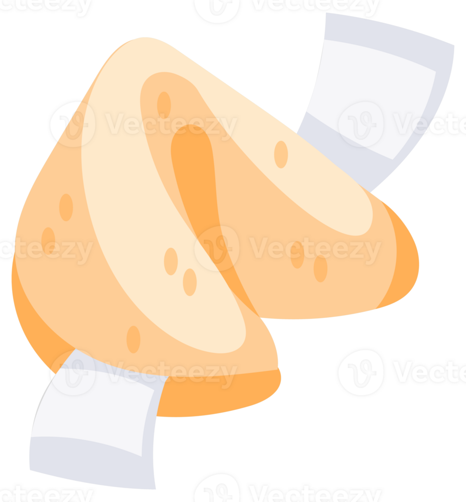 Arrange fortune cookies with blank papers for personalized messages on a white background. Add your own wisdom to these sweet treats. png