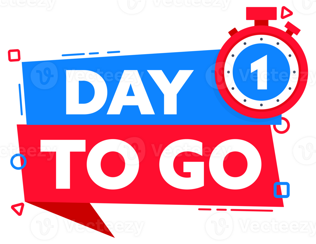 Set Days to go. Countdown timer. Countdown left days banner. Sale or promotion timer, alarm clock png