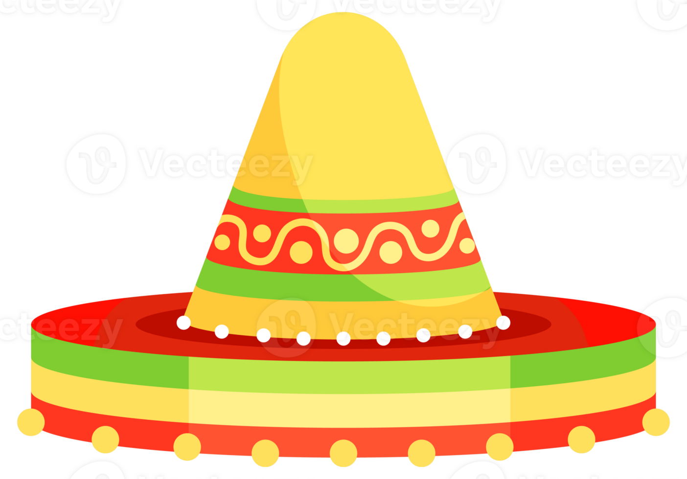 Sombrero hat set. Mexican mexico, holiday culture. Celebration carnival sombrero sign. png