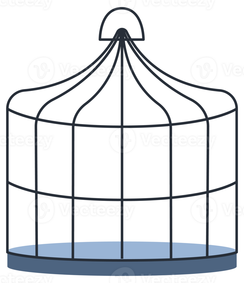 Metal animal transport handing cages. Bird cages collection png