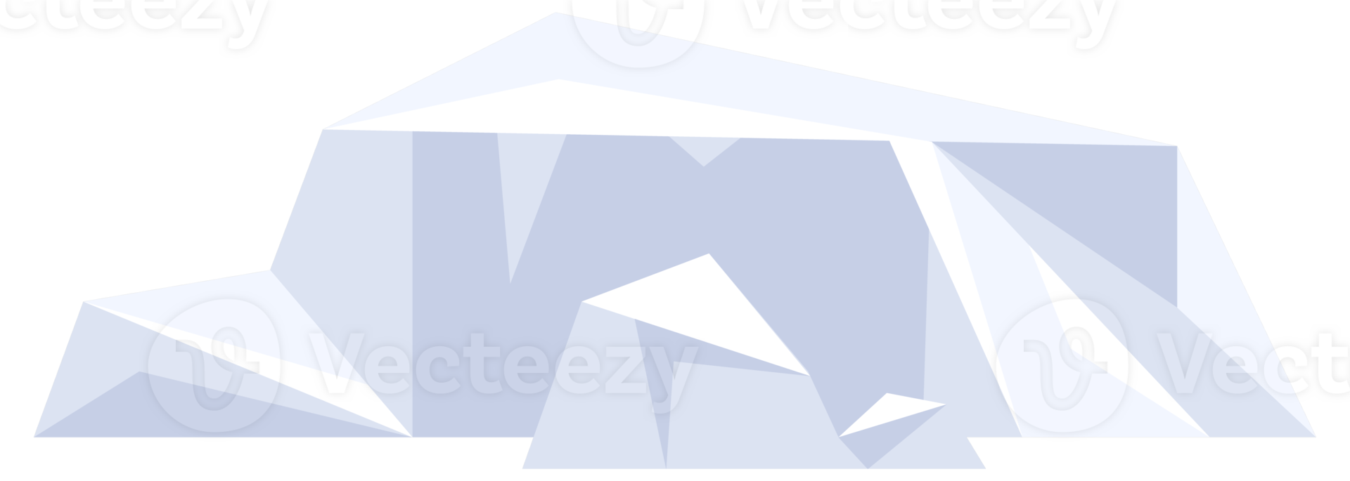 Varieties icebergs set. Antarctic cartoon ice. Floating ice mountain. Melting icebergs and frozen icy blocks. png