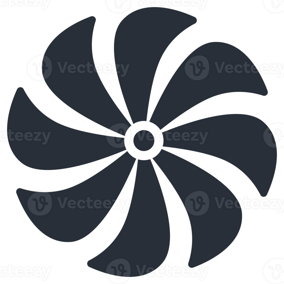 Airplane propellers and motor blades. Plane propellers set. Symbols fan rotating. png