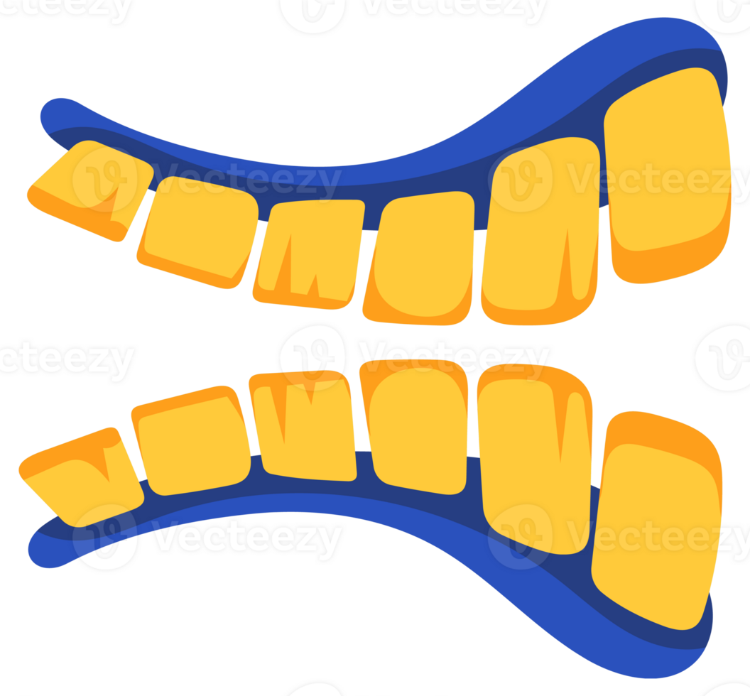 Monster mouth with tongue and teeth. Scary and funny mouth png
