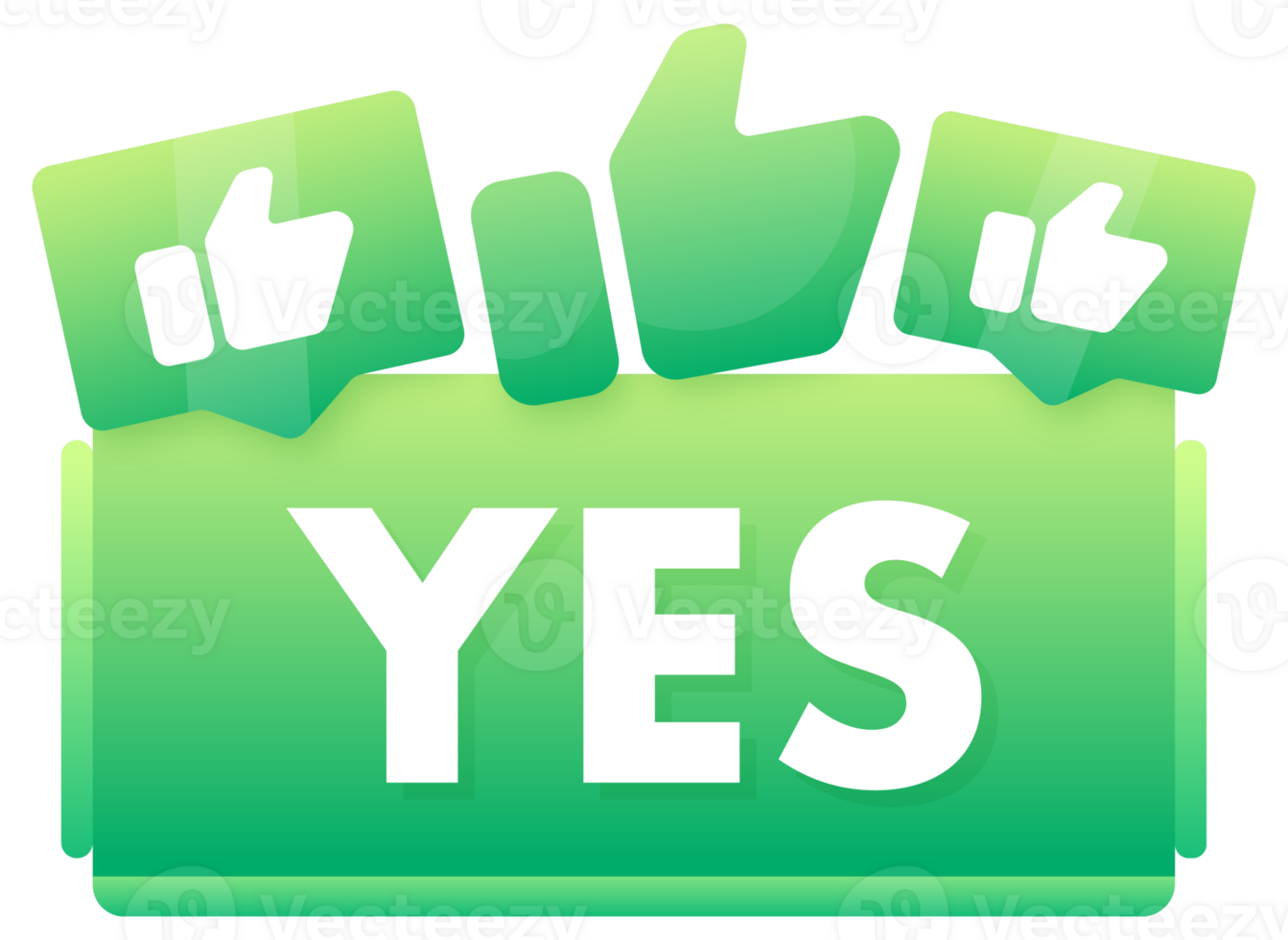 illustration of thumbs up and thumbs down icons in vibrant green and red colors for feedback, voting, or decision making concept png