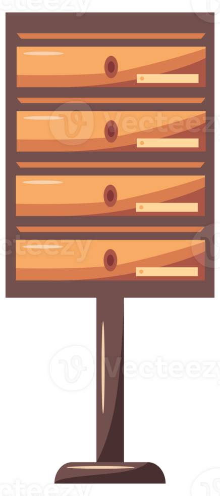 Post mail boxes set. Letter boxes for communication, mailing. Mail newsletter package delivery png