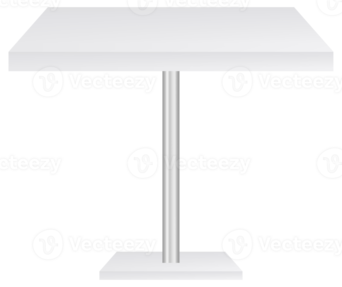 White Table, Platform, Stand. illustration png