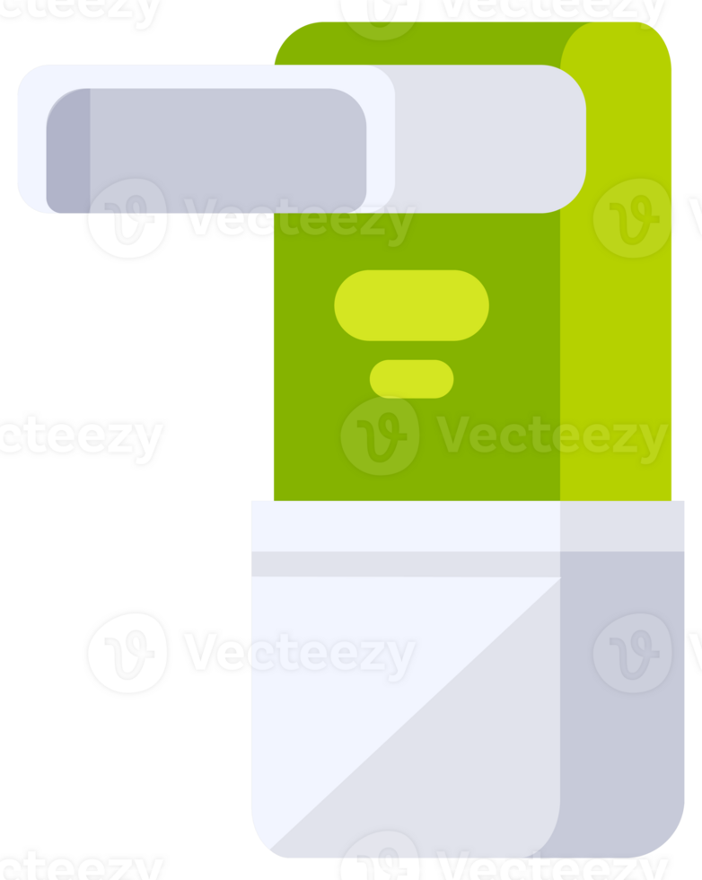 Asthma Inhaler icon set. Breather for Cough Relief, Allergic Patient. png