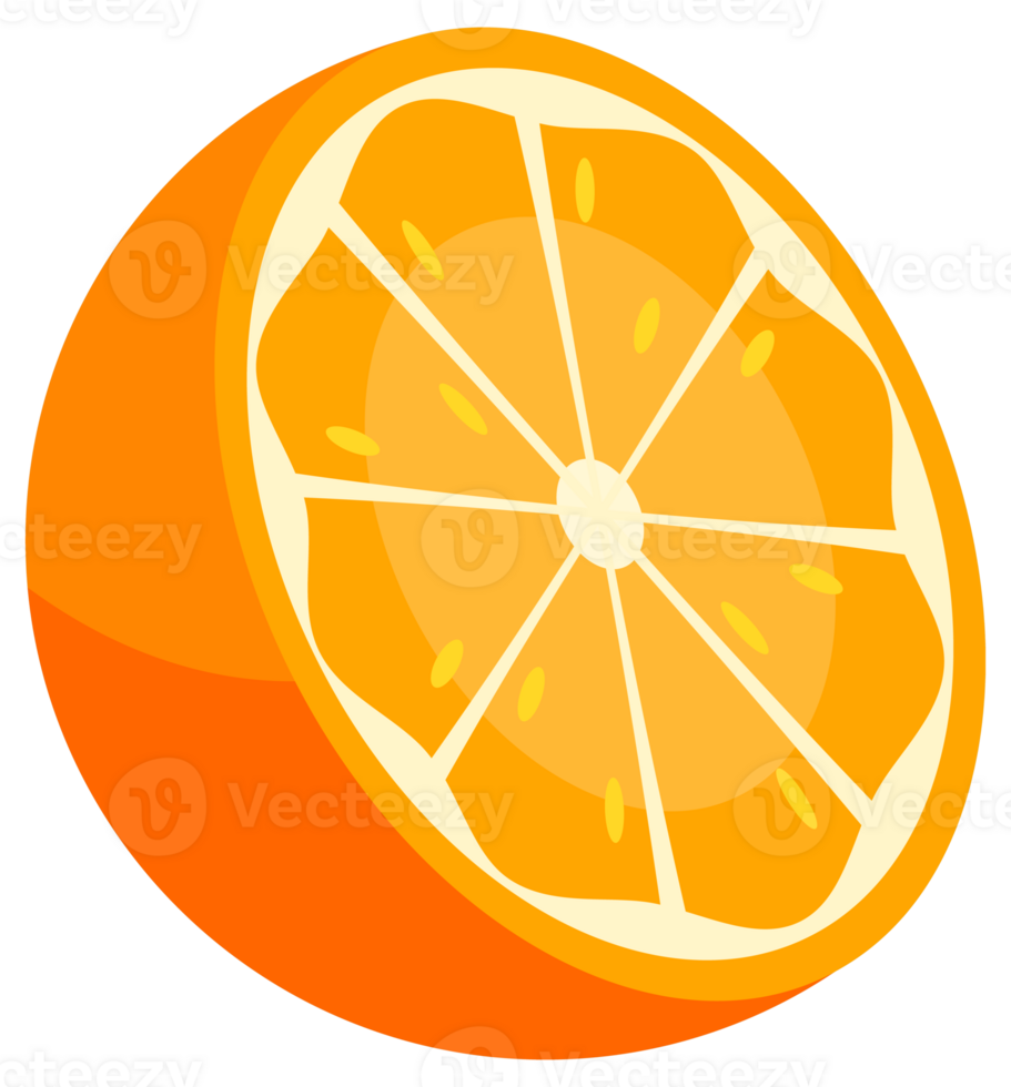 Collection of fresh oranges. Orange fruit isolated on white background. illustration png