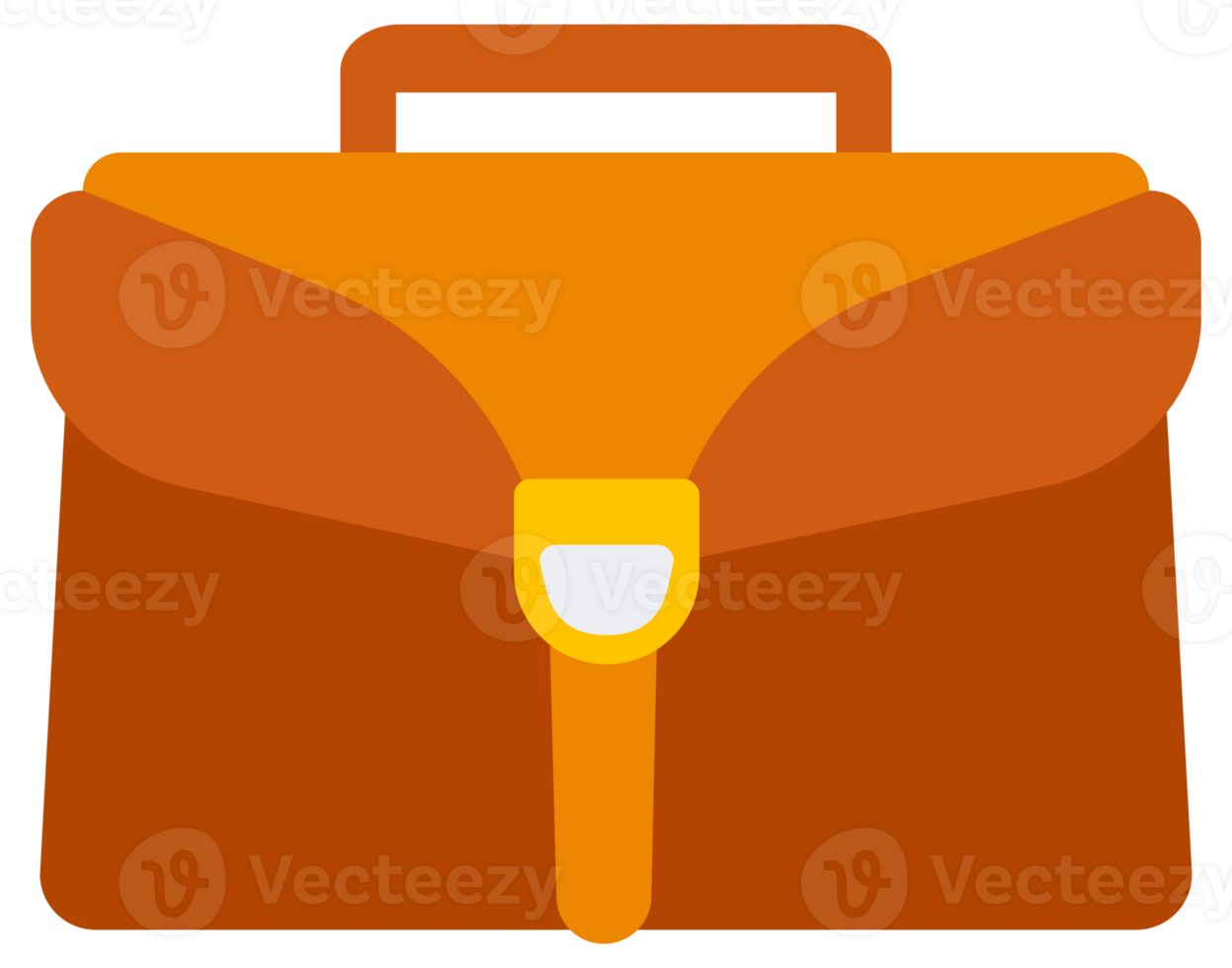 Set of briefcase. Business bag for documents. Office handbag. illustration png