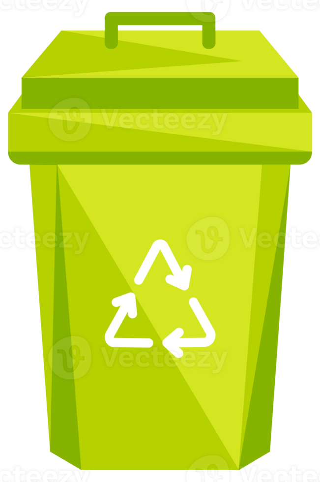 Trash can set. Metal and plastic garbage containers. Set public outdoor recycling garbage. png