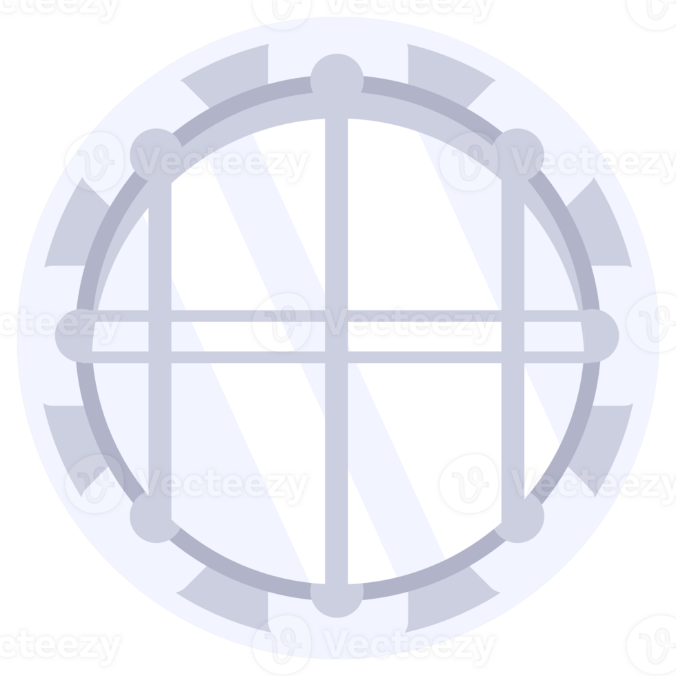 Porthole in flat style. Plane window. Ship boat round glass portholes png