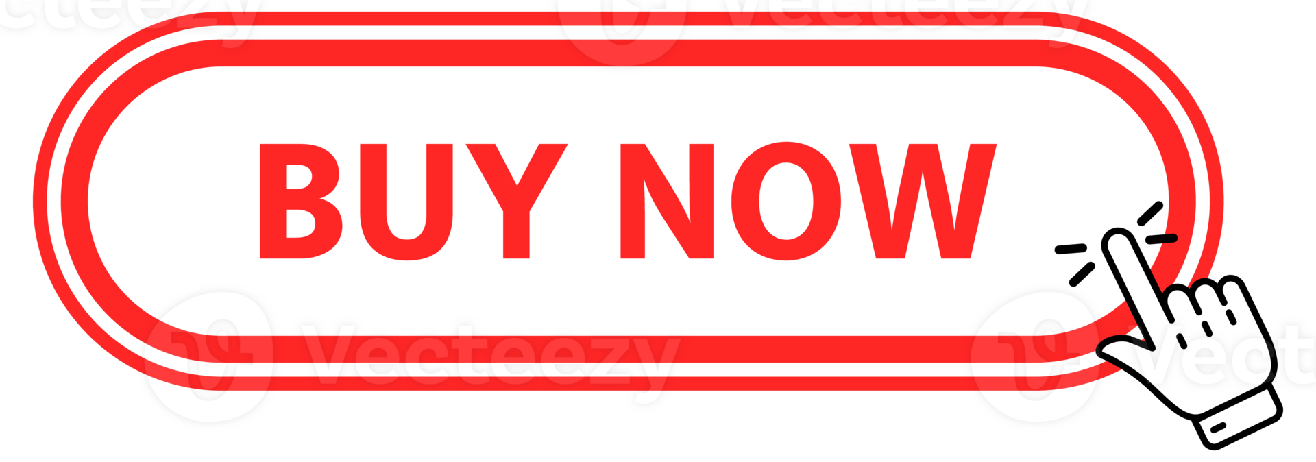 Buy now Button with pointer clicking. Web button. Finger Pressing. Click to Buy now Concept. illustration png
