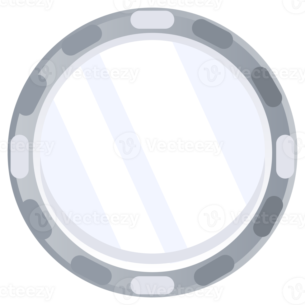 Porthole in flat style. Plane window. Ship boat round glass portholes png