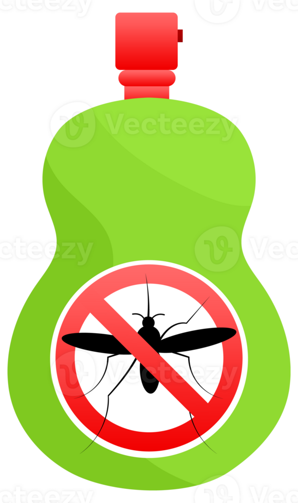 Mosquito repellent spray bottles protecting from malaria and zika virus png