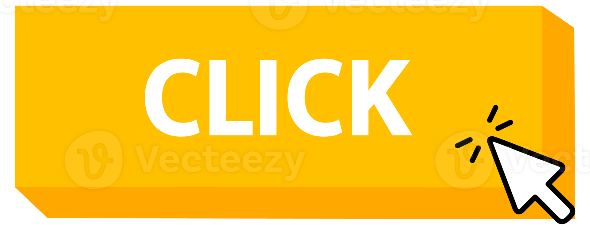 Click Button with pointer clicking. Web button. Finger Pressing. Click to Click here Concept. illustration png