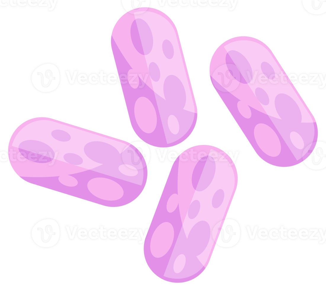 Bacteria and germs set. Types and microorganism. Germs and bacillus. png