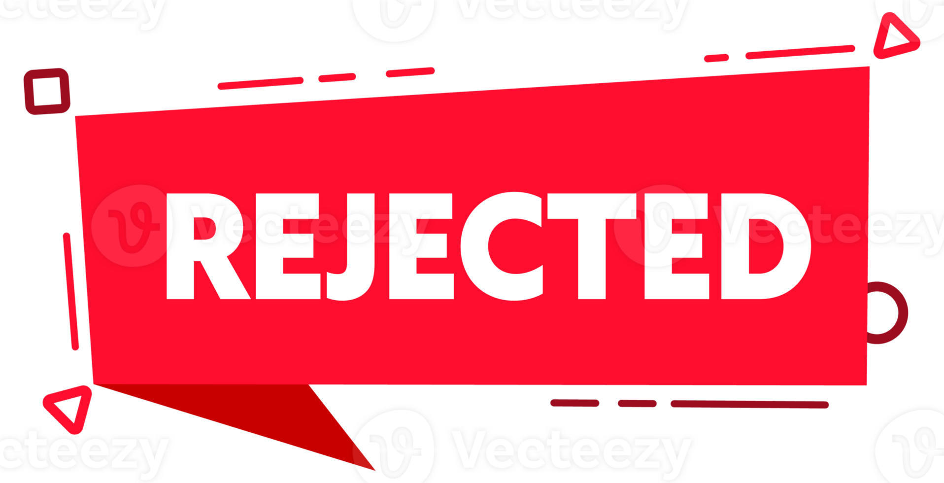 Approved and rejected label sticker. Green check mark yes and red cross no icon. stock illustration png