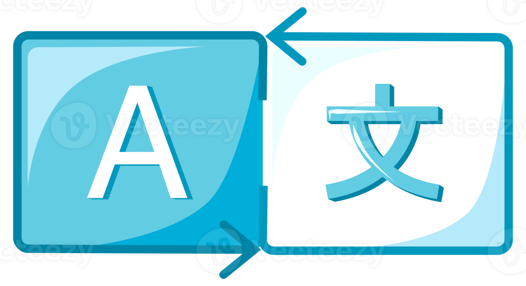 Set of translator icon. Language translation. Translate service, Dictionary. illustration png