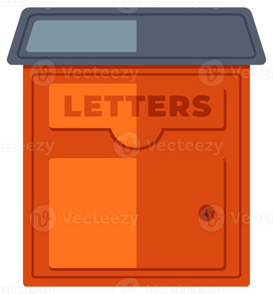 Collection of various mailboxes and postboxes, showcasing different designs and colors for receiving mail and correspondence png
