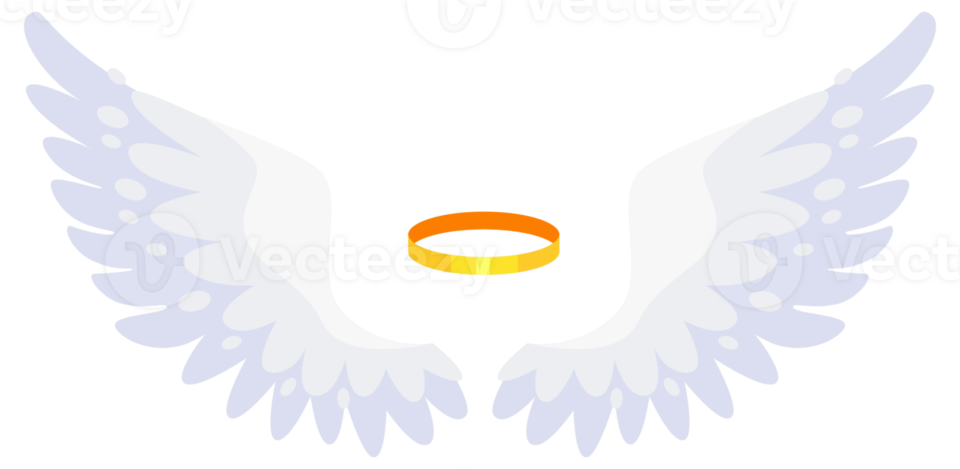 Halo and black devil wings with red daemon horns. Angel and devil. Good and bad. illustration png