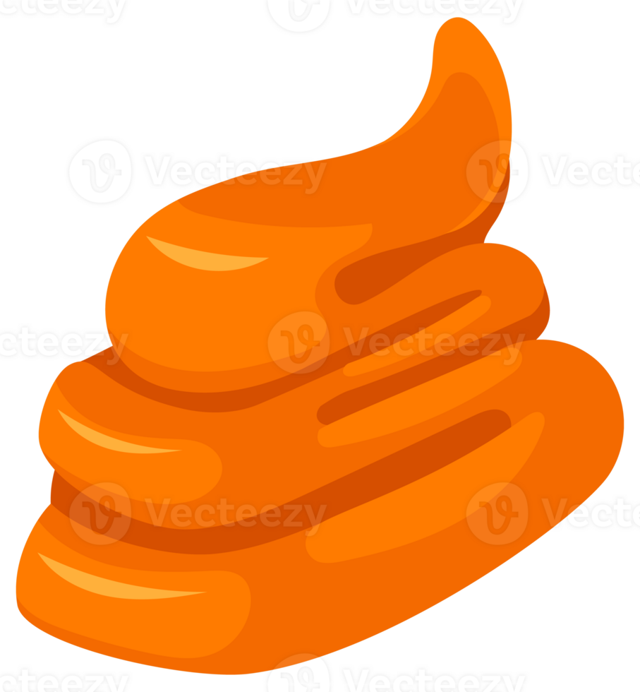 Liquid caramel cascades down a white backdrop, creating a sweet display. Rich toffee flows smoothly, forming a gooey treat png