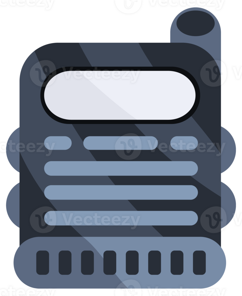 Walkie talkie set. Portable Radio Device. Handheld Transceiver png