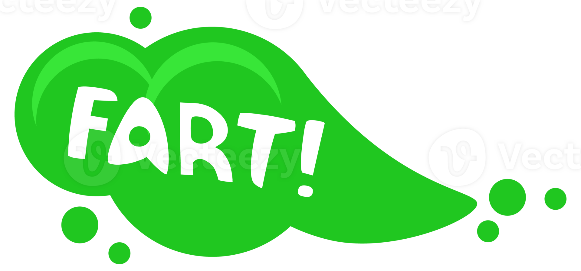 Smelling green smoke or fart. Funny flatulence symbol. Bad stink or toxic aroma. illustration png