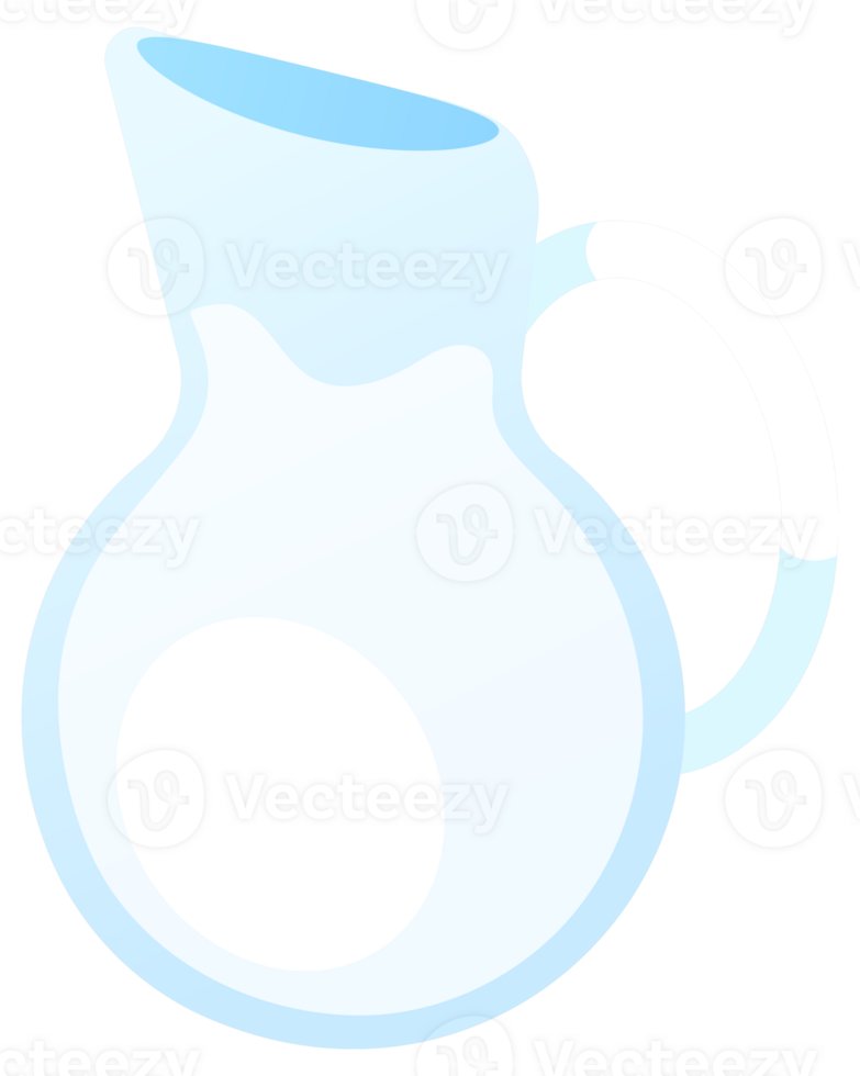 Illustration featuring dairy products in various containers, promoting a healthy and balanced diet png