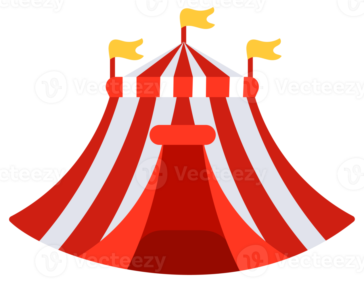 Amusement park attractions rides. Circus tent. Ferris wheel. Architecture entertainment elements. png