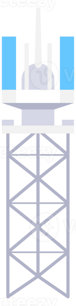 Radio, Mobile tower and antennas. Internet network. Communication towers set. Satellite antenna png
