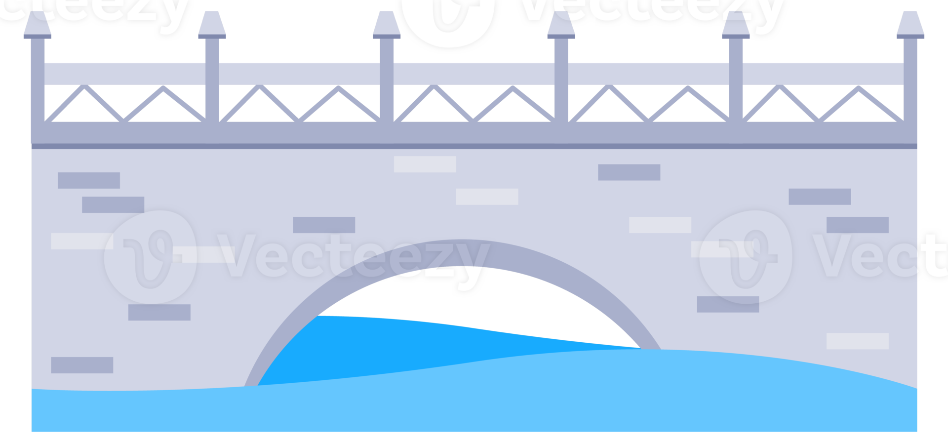 Types of bridge set. Architectural connecting structures. Constructions for transportation. png