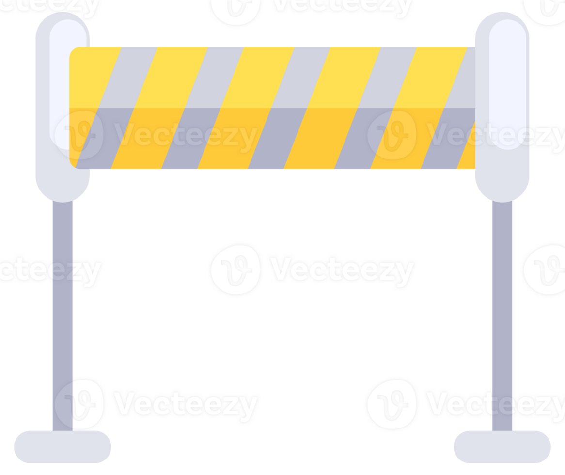Road repair barriers set. Construction fences. Safety barricade warning, warning detour. png