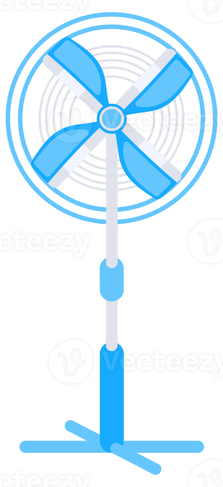 Electric fan. Home and office air blower. Air conditioner. png