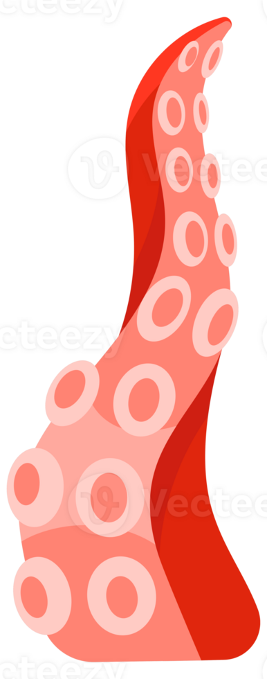 Tentacles of octopus. Sea creature tentacle. Limbs of the sea monster kraken. png