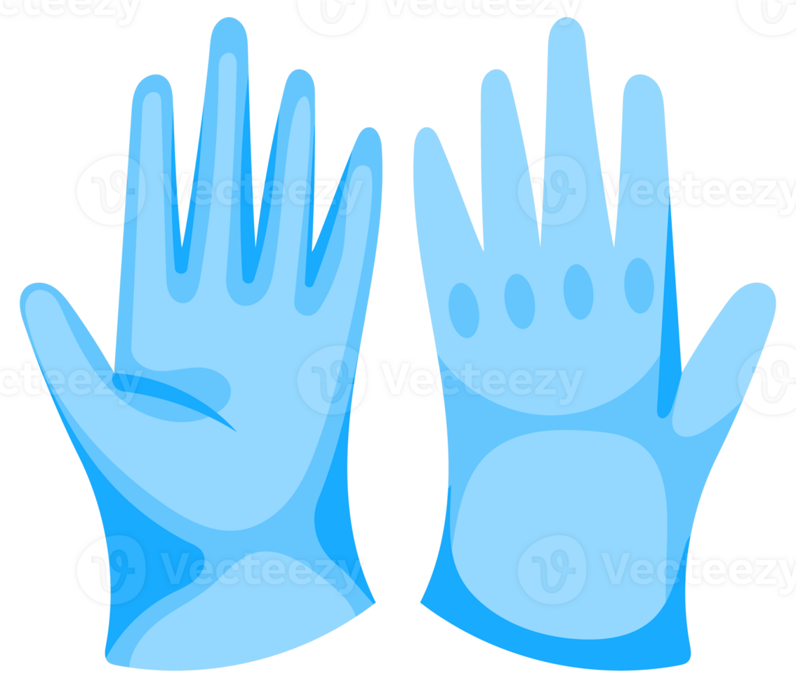 Warm winter gloves and mittens set. Cartoon winter gloves and mittens. png