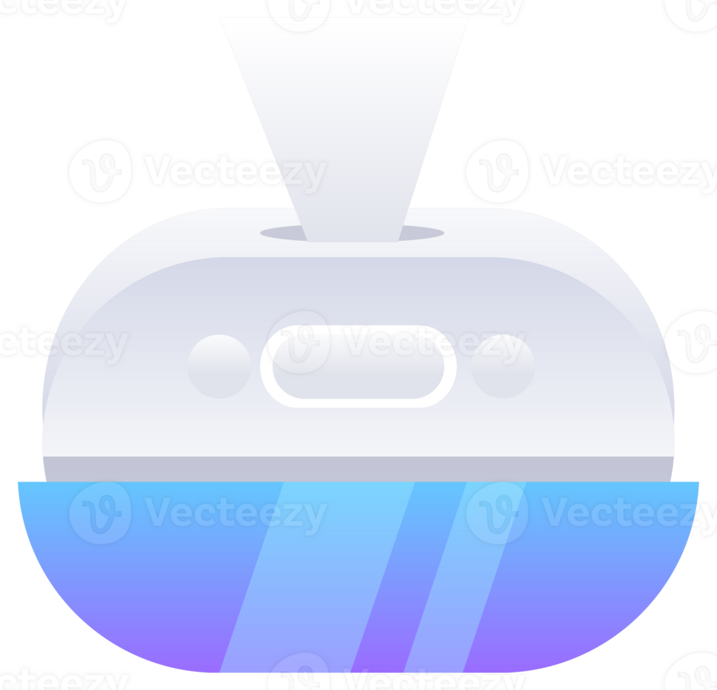 Air humidifier set. Household appliances for the home. Mist generator. png