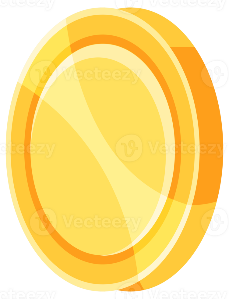 Cartoon style gold and silver coins rotating animation sprite sheet for game developers. png