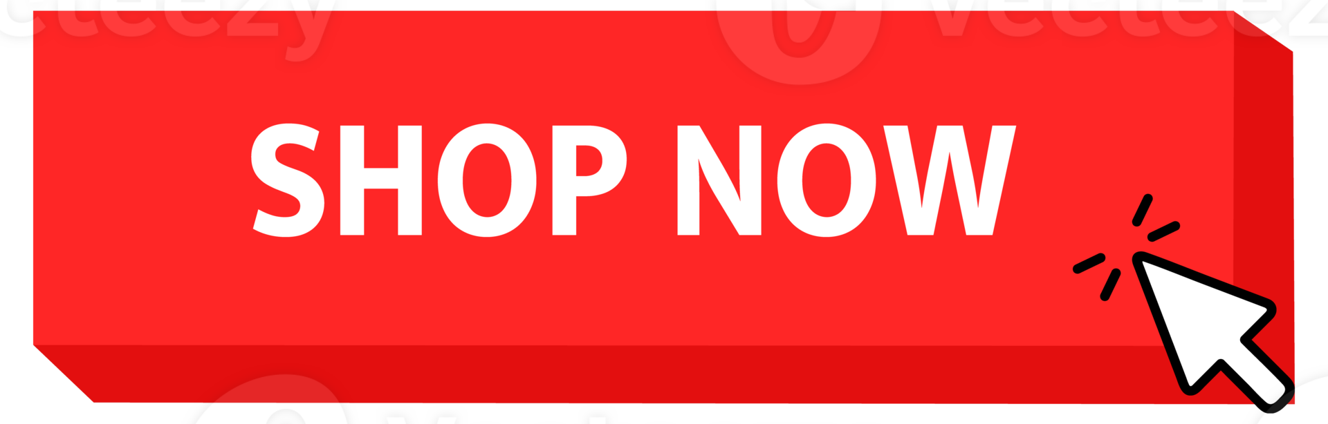 Shop Now Button with pointer clicking. Web button. Finger Pressing. Click to Shop Now Concept. illustration png