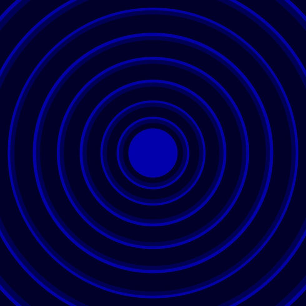 regular blue circle line pattern. illustration of sound waves, signals networks. vector