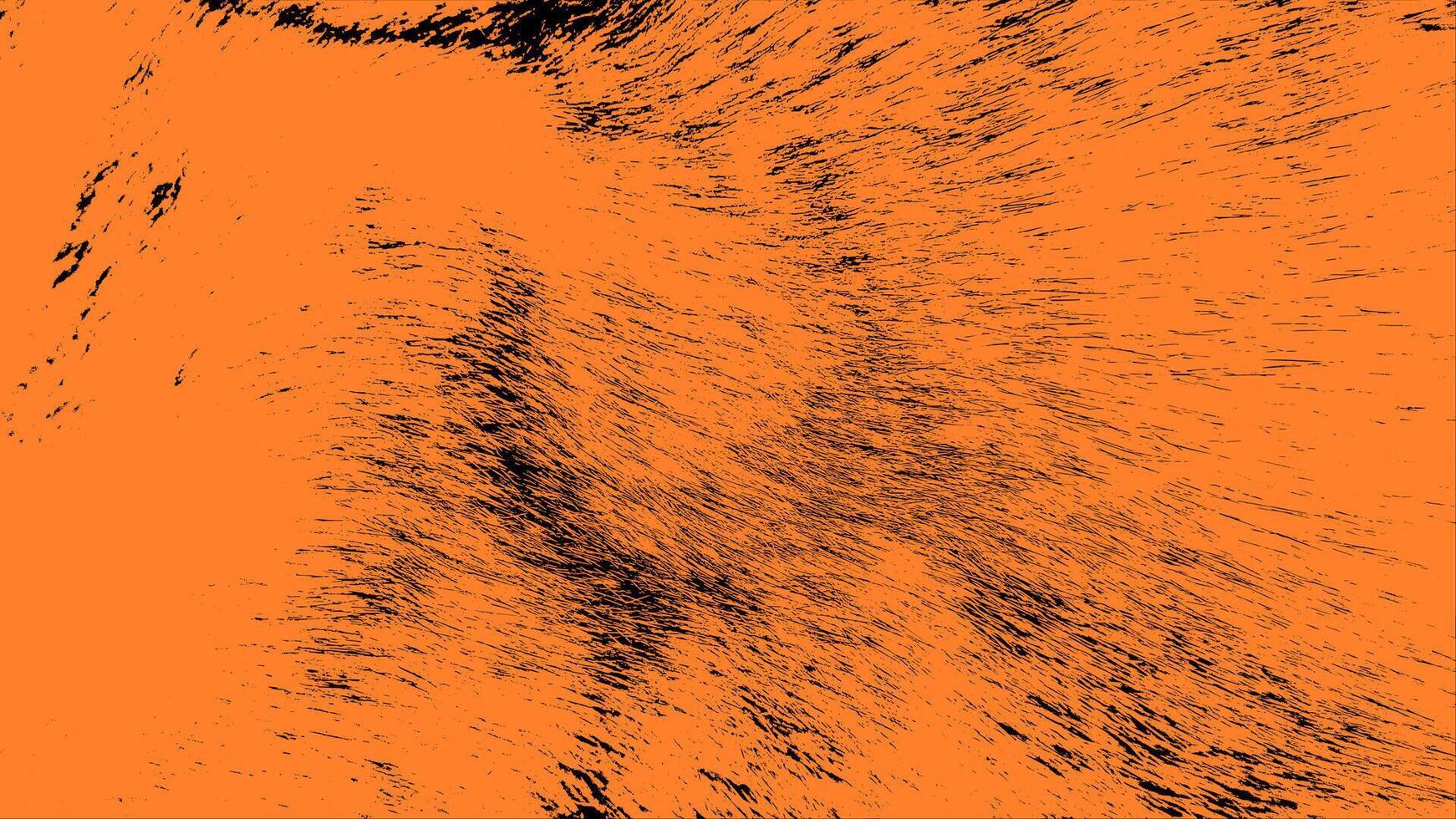 A dynamic abstract background featuring vibrant orange and black textures vector