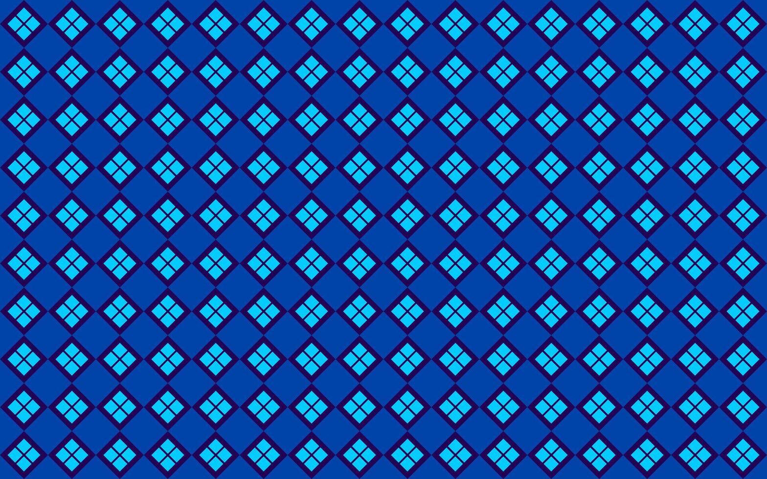 blue glass tile ornament seamless pattern vector