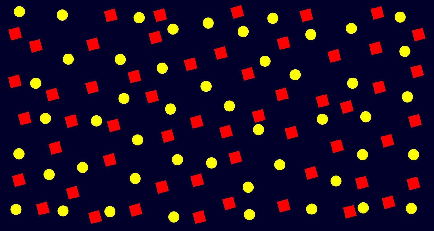 fabric pattern. round and square patterns background vector