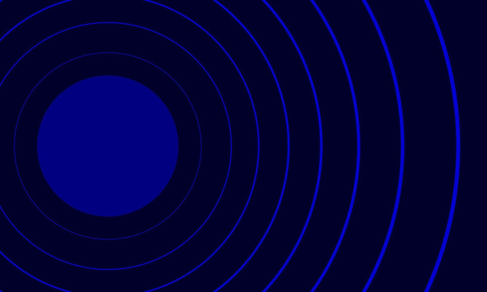 wavy blue circles curve pattern vector